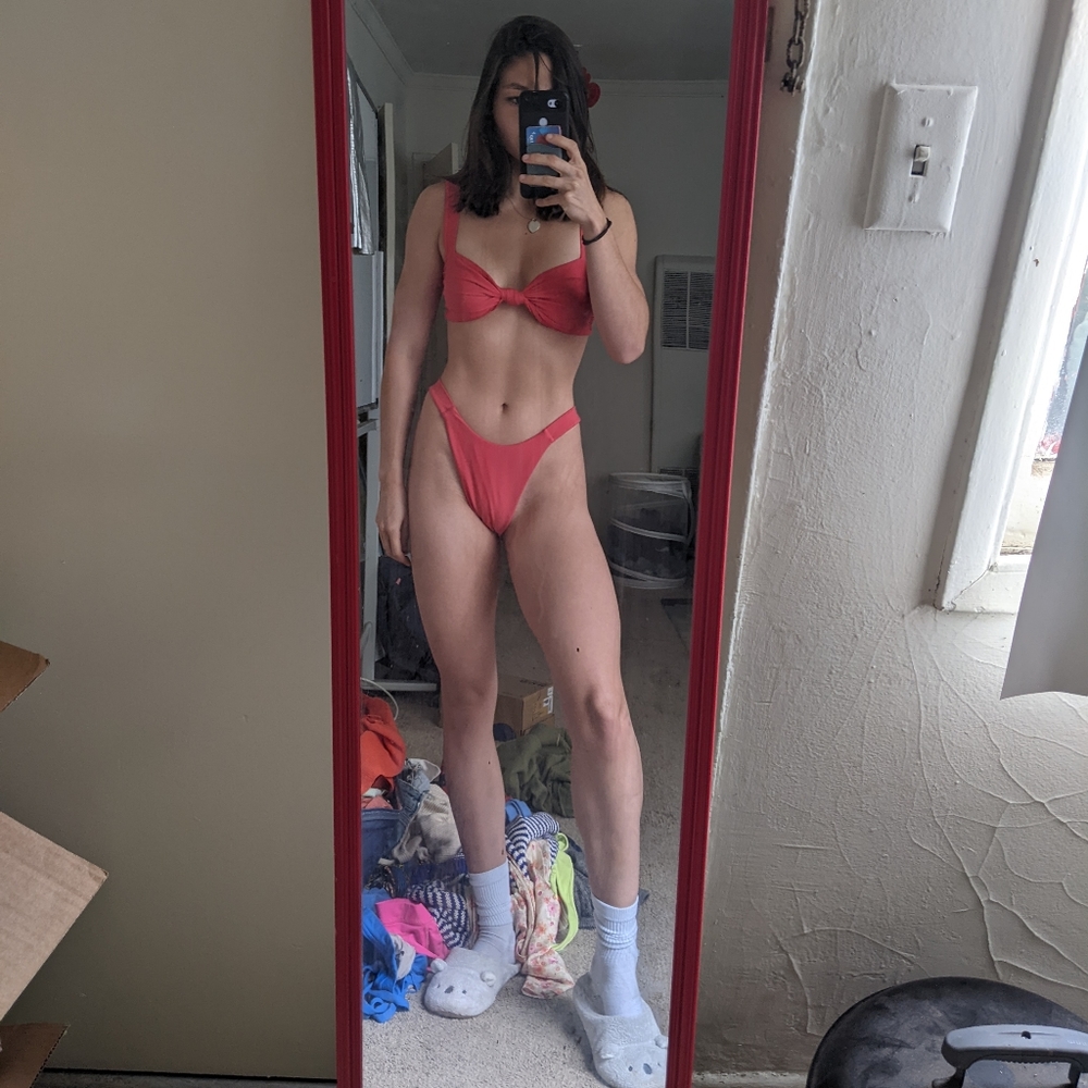 Red Monday swim bikini